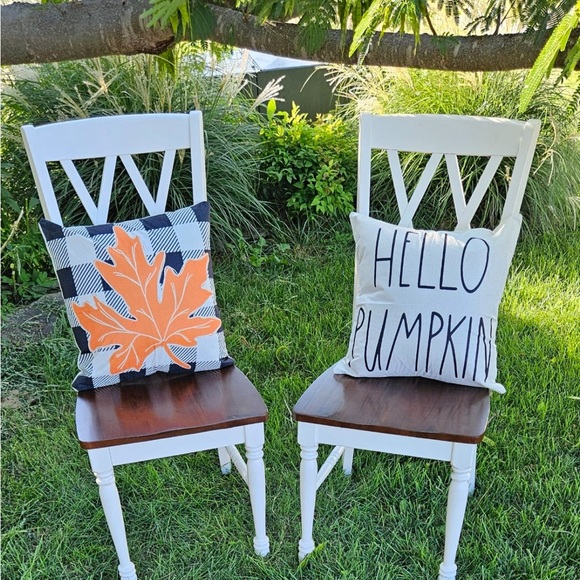 Gaged fall throw pillowcase for sofa/couch set of 4. - Picture 2 of 2